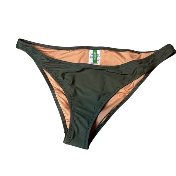 NWT J.Crew Heritage High-Leg Bikini Bottom XL Cool Cypress Green - Picture 3 of 5